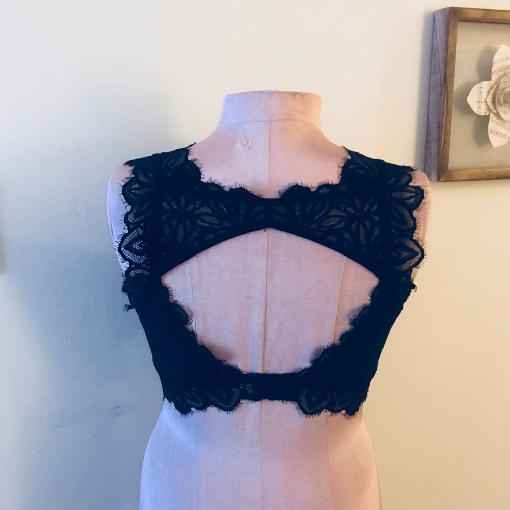 Black Push-Up Floral Lace Bralette 🖤🖤🖤